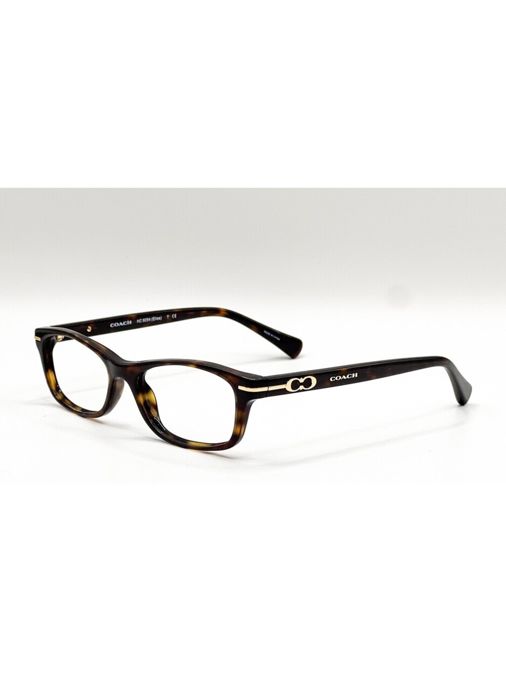 Coach HC 6054 5001 Dark Tortoise Full Rim Authentic Eyeglass Frames 50-16